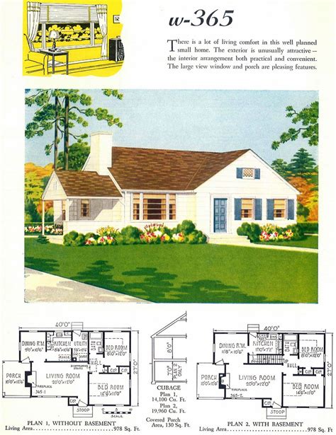 post war metal houses|1940s house decor.